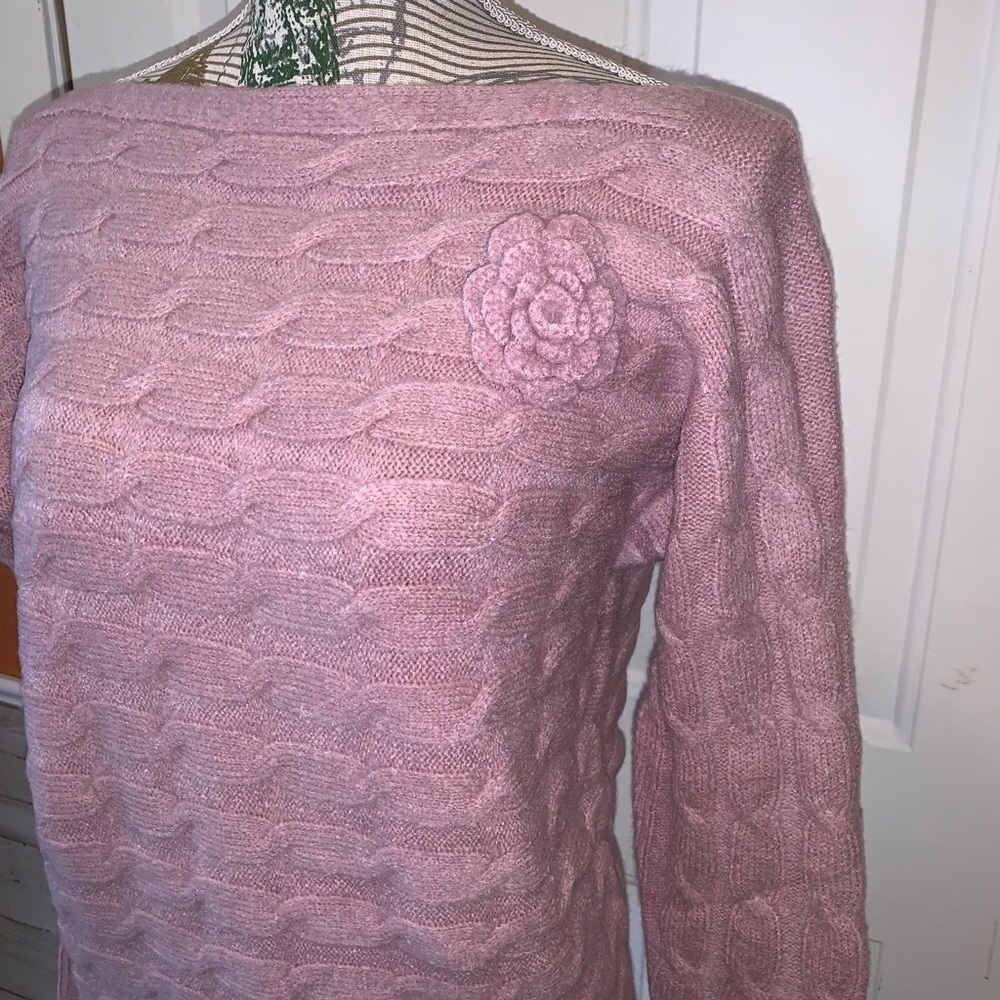 New Military Hippie Coming Up Roses Sweater💕 - Picture 5 of 6